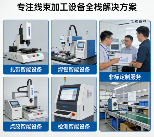 线束加工粗线设备，线束线缆加工